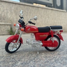 嘉陵摩托车模型仿真合金声光联动玩具摆件男孩1/10经典款70复古ht