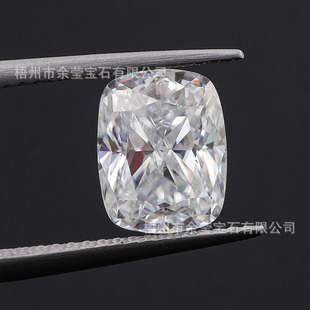 Ice Flower Cut D Color Ultra-Clear Long Square Moissanite Loose Stone, Direct Supply from Manufacturer with Gra Certificate and Gra Certification