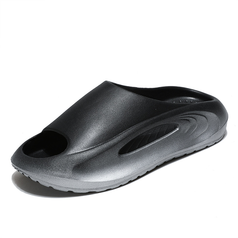 Verano chatter popularidad de moda de una zapatilla de comercio exterior pareja de tamaño grande gradiente de zapatillas de suela suave