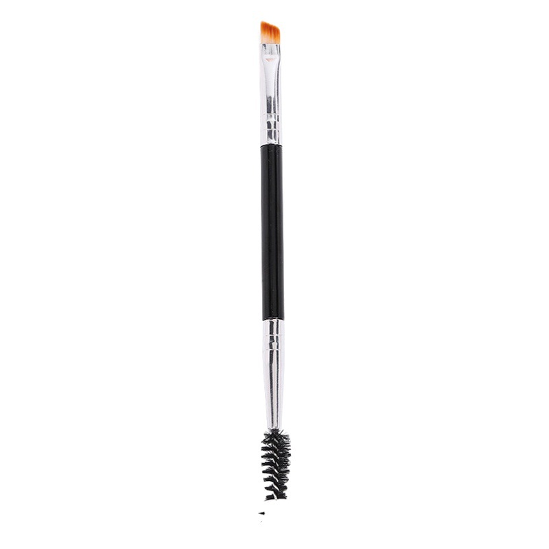 Double-Ended Eyebrow Brush, Eyelash Comb, Convenient Single-Pack Spiral Brush, Ultra-Fine Makeup Brush, Eyebrow Sweeping Angled Soft Brush Tool