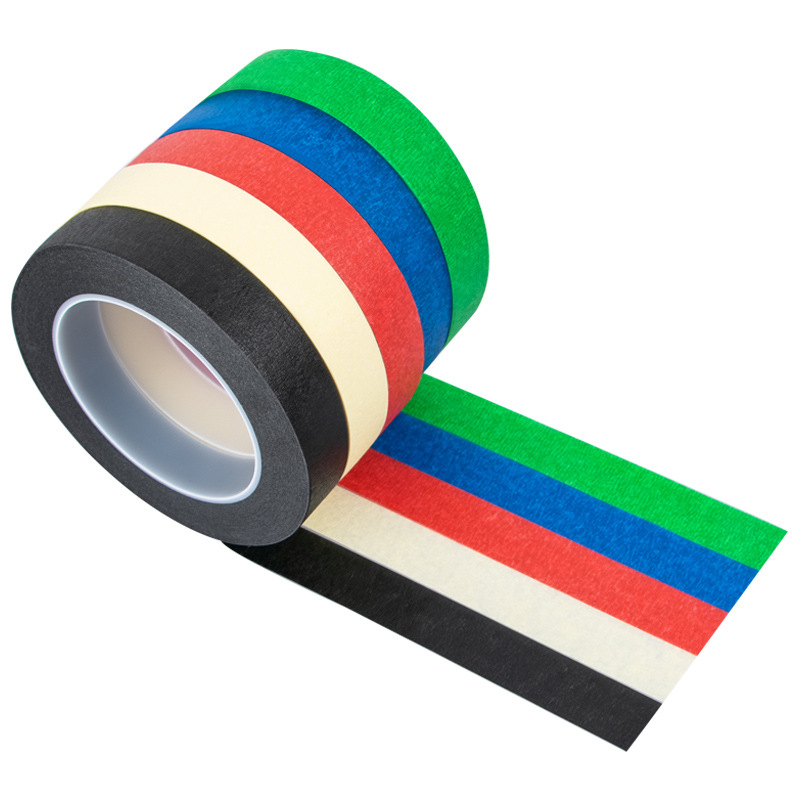 Multi-Specification Colored Masking Tape for Art Students and Children's Painting, Decoration, Masking, and Strong Adhesive for Paint and Spray Paint