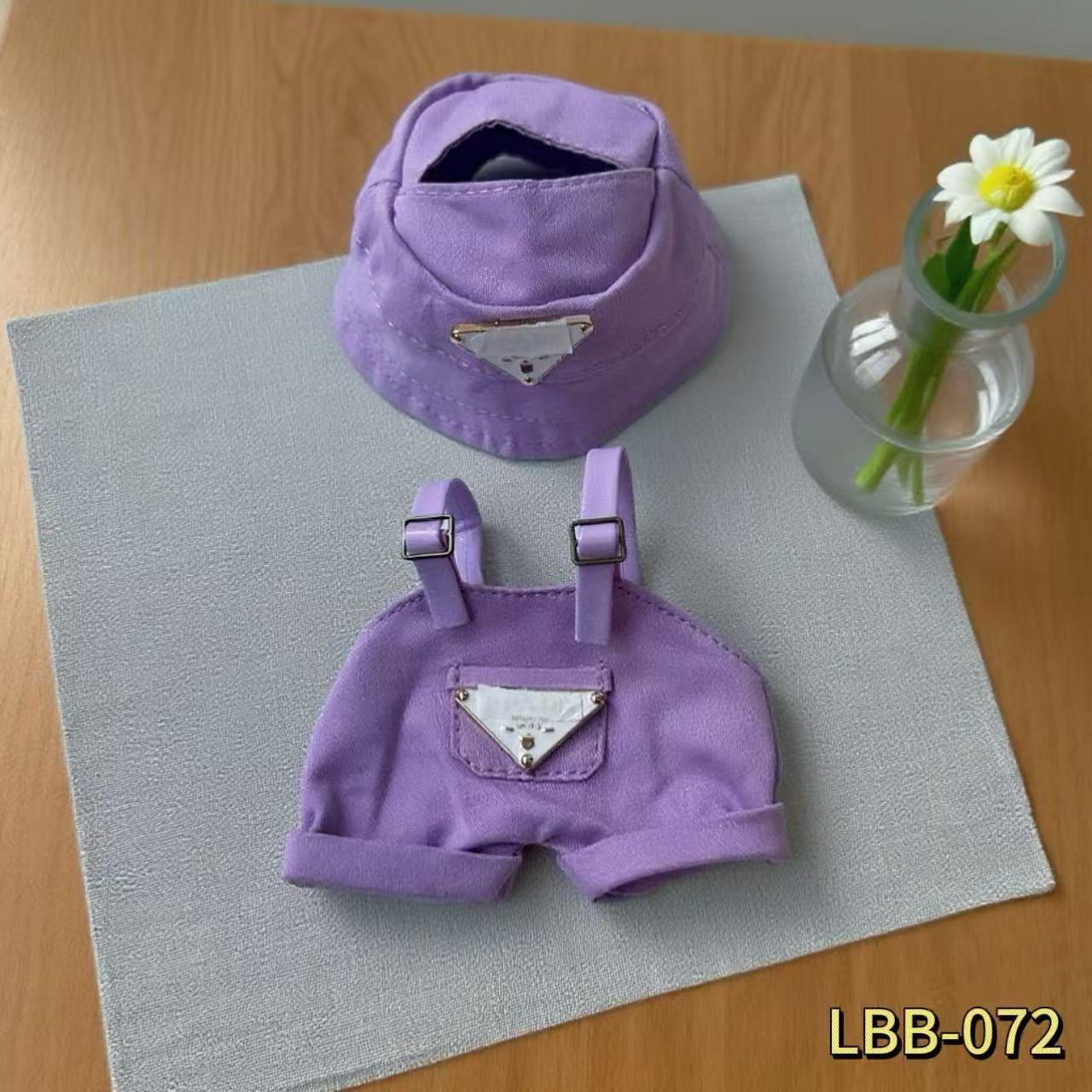 Ropa labububa una, dos y tres generaciones al por mayor caja ciega peluche colgantes de tela de lona muñeca correa casual pantalones de cambio