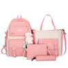 Clothing set, school bag, one-shoulder bag, 2022 collection, Korean style, for elementary school students