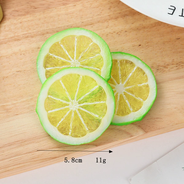 Small lemon slice-green (model version)