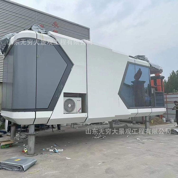 Campamento escénico al aire libre destacado B & B cabina móvil Cabina estrellada Sky View cabina inteligente Casa nueva