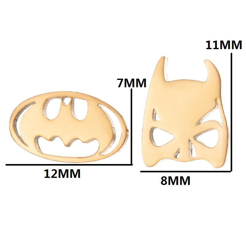 Daily Occasion PVD Coated 18K Gold Real Gold Plated Geometric 304 Stainless Steel Fashion Waterproof Non Tarnish Ear Studs