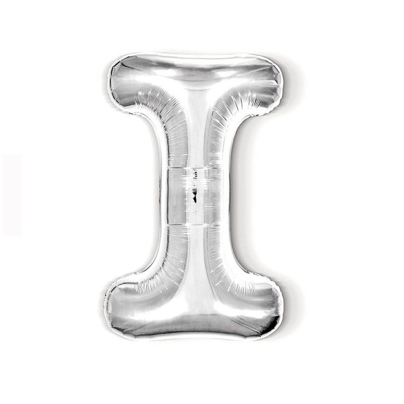 32 pulgadas 40 pulgadas 16 pulgadas inglés carta globo de aluminio fiesta de cumpleaños decoración de la boda papel de aluminio globo escena diseño