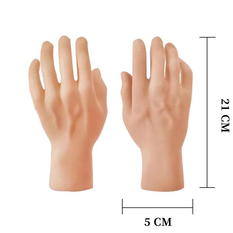 Creative Display of Female Hand Models, Pvc Fake Hand Props for Photography, Realistic Small Curved Hand Models