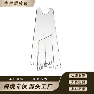 Transparent Acrylic Portable Bicycle Stand Outdoor Cycling Photo Artifact Road Bike Foot Support Stand