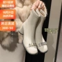 法式秋冬秋冬季高跟短靴