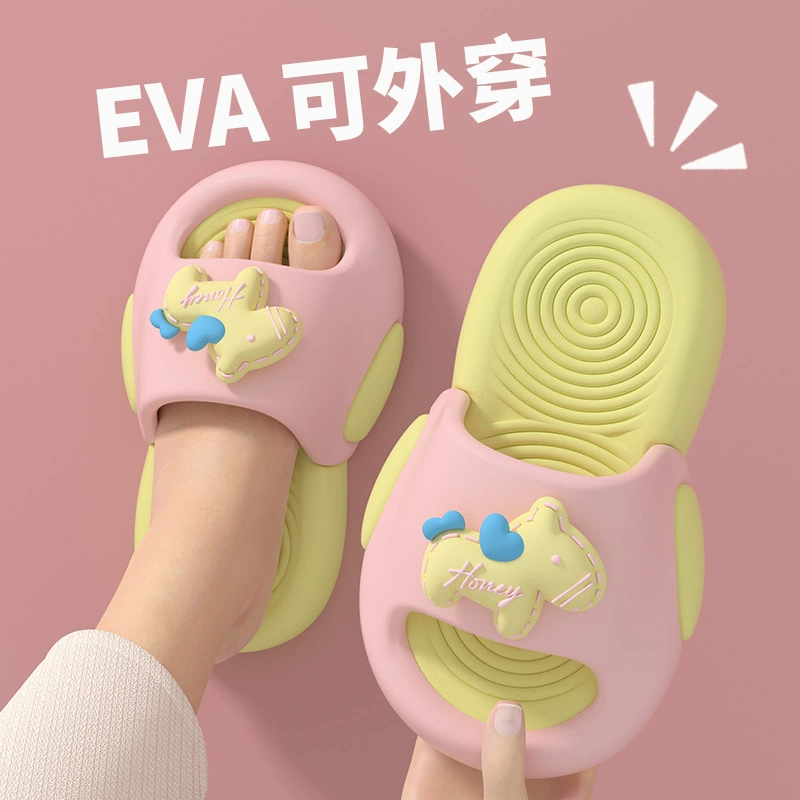 Детские летние тапочки, милые мультяшные мальчики и девочки, домашняя и уличная одежда, дезодорант, противоскользящие тапочки на мягкой подошве.