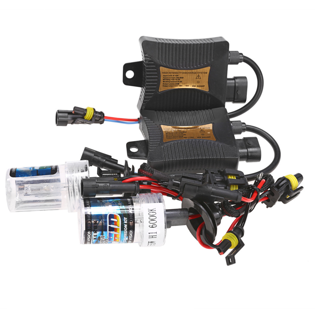 55W Car HID Bulb Set Single Light H1 DC250 6000K
