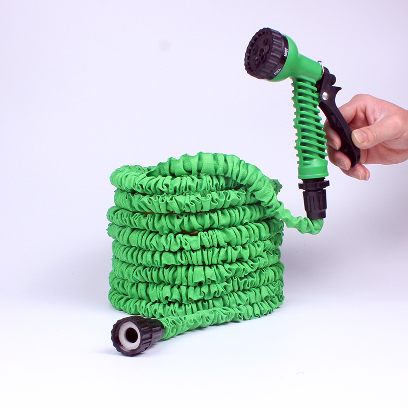 热销跨境英标三倍伸缩花园水管家用高压洗车水枪园林浇水浇花水管