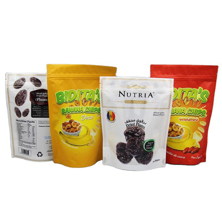 休闲食品自封自立袋彩印塑料食品包装袋干果糖果袋厂家生产
