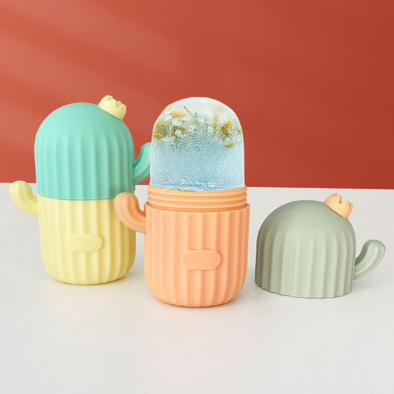 Nuevos productos de belleza transfronterizos, rejilla de hielo, cactus, cara, cara, masaje facial, herramientas de belleza