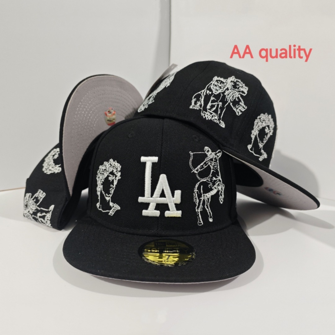 Gorra de béisbol de la liga de equipos de comercio exterior transfronterizo, novedad 2026, superventas, con patrón AA, de ala plana, a la moda y de talla estándar.