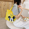 Fashionable trend cartoon handheld one-shoulder bag, wholesale, 2022, Korean style, South Korea