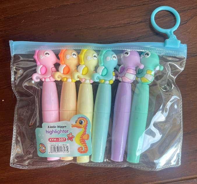 Transfronterizos TEMU una mini helado dibujo de dibujos animados resaltador de pintura de resaltador de pluma marcador de pluma graffiti