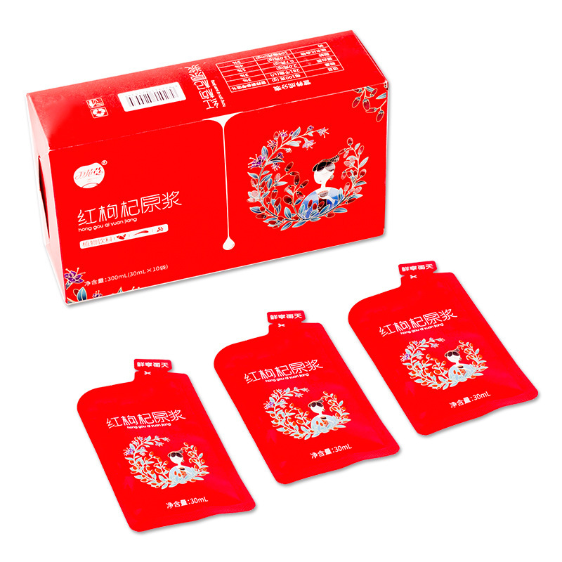 Red Goji Berry Original Juice and Liquid, Freshly Pressed Anthocyanin Black Goji Berry Oral Liquid Manufacturer, Early C Late A Goji Berry Original Juice Health Preservation