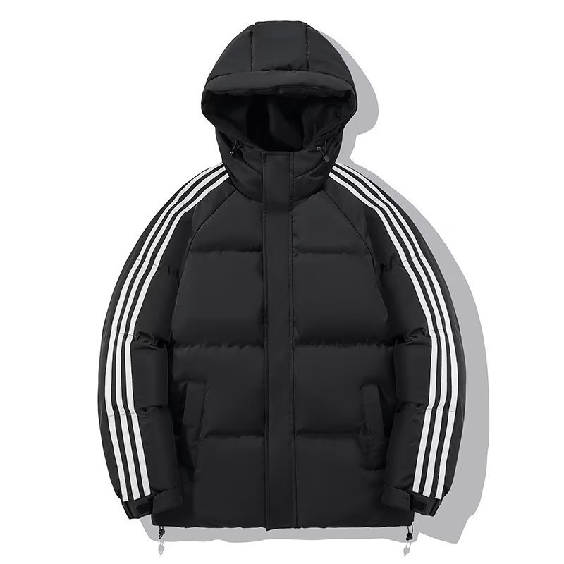 Abrigo de algodón acolchado de otoño e invierno para hombre Abrigo acolchado de algodón casual Abrigo acolchado de algodón Abrigo de pan Abrigo engrosado con capucha Fábrica al por mayor