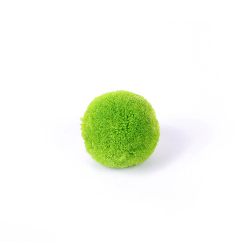 Amazon's new 4cm cashmere funny cat ball solid color fur ball Christmas clothing accessories pet cat toys