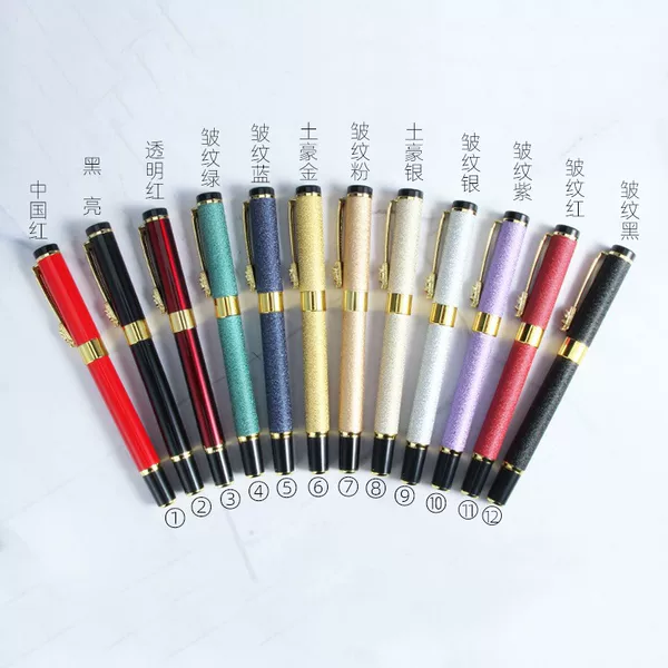 Wholesale faucet pen holder signature pen pen ballpoint pen simple atmospheric gel pen metal water pen laser logo