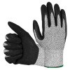 Aozhe Five Anti-cut glove Glass cutting Nitrile gardening security protect gardening work Factory Wholesale