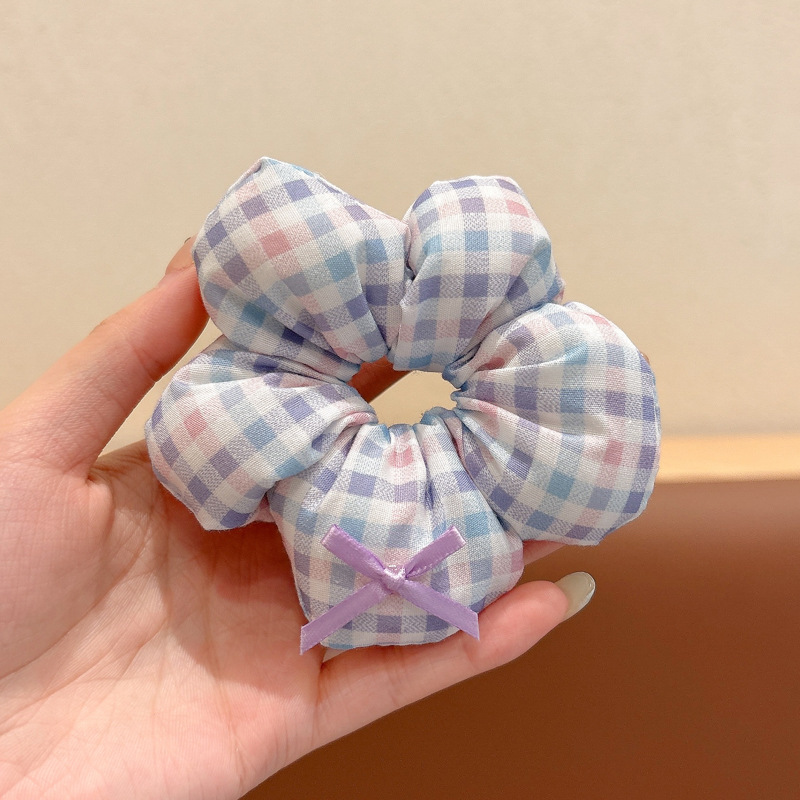儿童花朵蝴蝶结大肠发圈女童可爱丸子头发绳女童头绳宝宝皮筋发饰|undefined