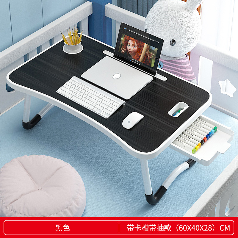 Escritorio de cama mesa plegable dormitorio de casa simple mesa de estudio mesa perezosa cama plegable mesa pequeña