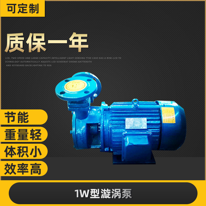 厂家供应上海奥一1W型漩涡泵 铸铁排污泵小型批发