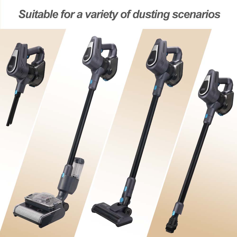 Aspiradora inalámbrica de mano cuatro en uno para limpieza de automóviles doméstica transfronteriza Winning Star