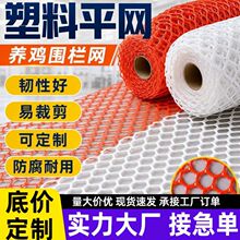 网格塑料网绿色塑料平网养鸡围栏网加厚养殖围网阳台防护网厂家