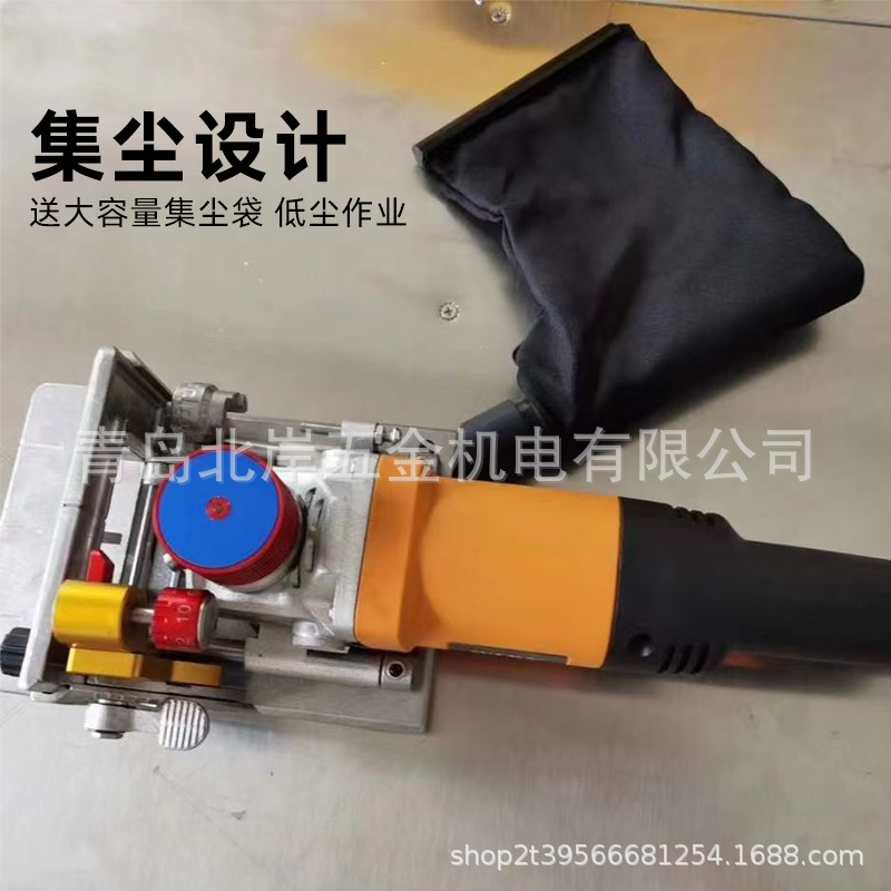 Máquina ranuradora de paneles de pared para carpintería, máquina ranuradora horizontal pequeña portátil, ranuradora de línea de tierra, ranuradora portátil dos en uno