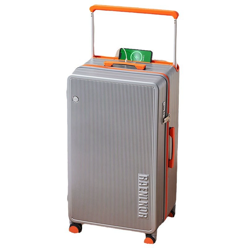 Hardshell suitcase, PC shell, double explosion‑proof zipper, 26–32 inch travel sizes