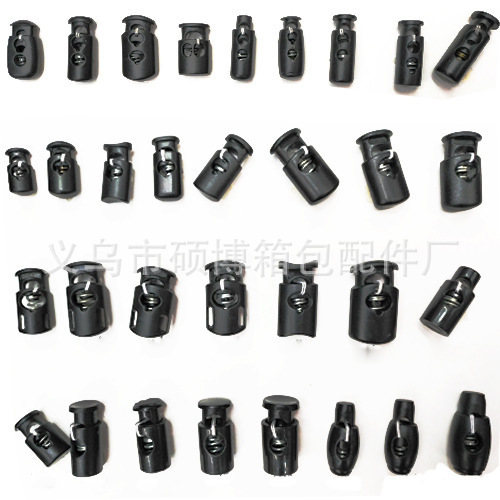 Plastic spring buckle color transparent plastic spring buckle rope…