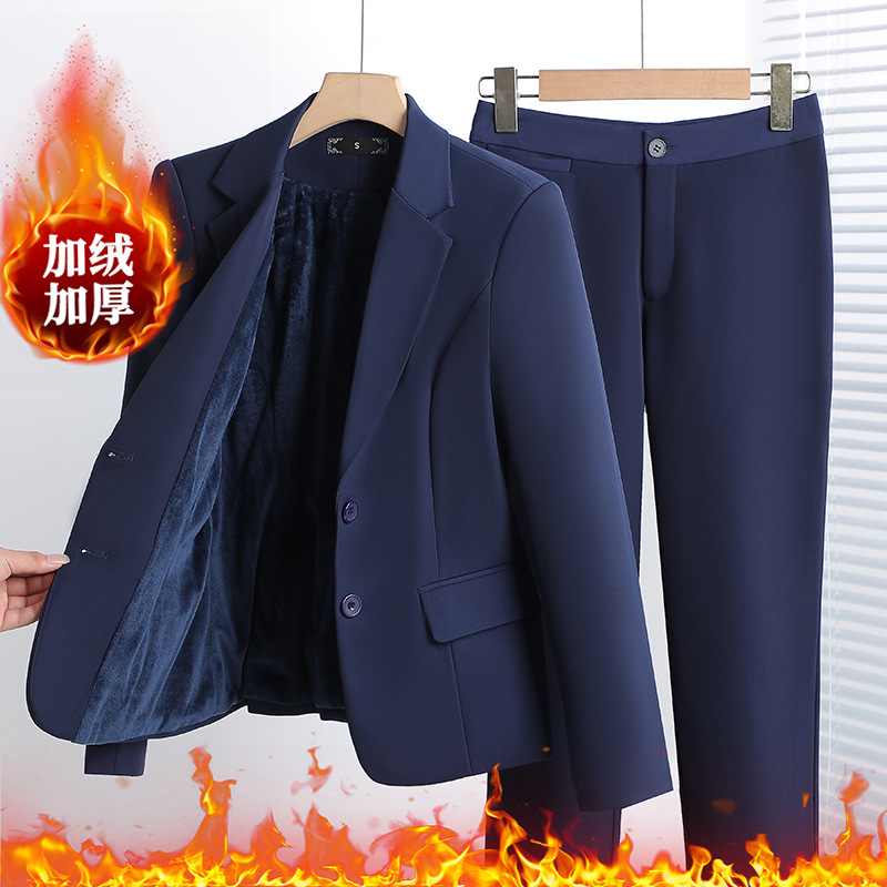 スーツのコートの女性春秋職業スーツの面接正装の気質のスーツのホテルのフロントの工装のマネージャーの作業服