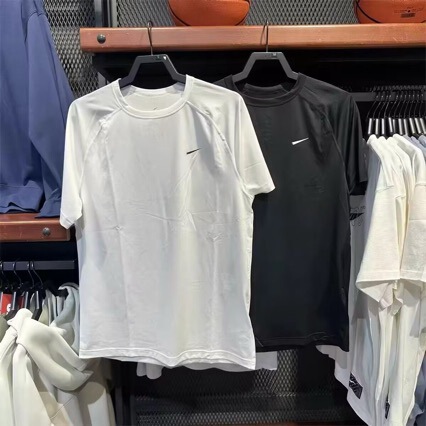 Tight-Fitting Sports T-Shirt Top Elastic Fitness Sports Short-Sleeved Track and Field Running Basketball Quick-Drying Training