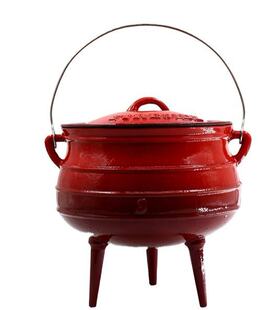 Yuanfang Precision Casting Factory Supply 20cm/24cm/26cm Enamel Coated Cast Iron Cooking Camping Outdoor Cookware