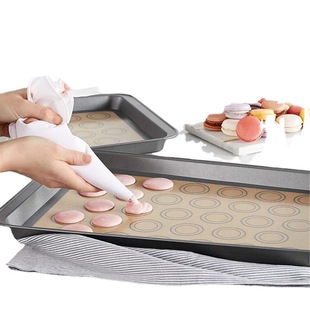 Silicone Baking Mat Non-stick Baking Mat High Temperature Resistant Silicone Glass Fiber Oven Mat Baking Mat Macaron Mat