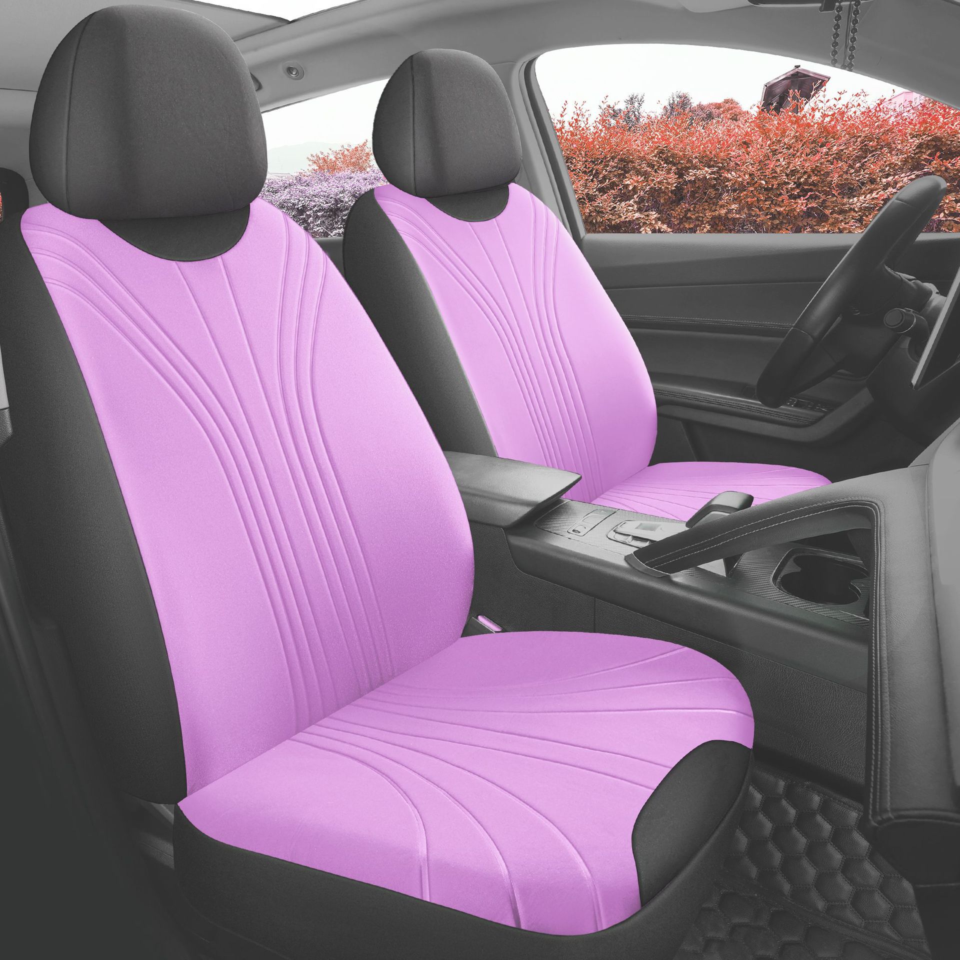 Cross-Border Best-Selling 3D Embossed Glacier Pattern Universal Car Seat Cover Cushion Amazon Temu Meike Duo Russia