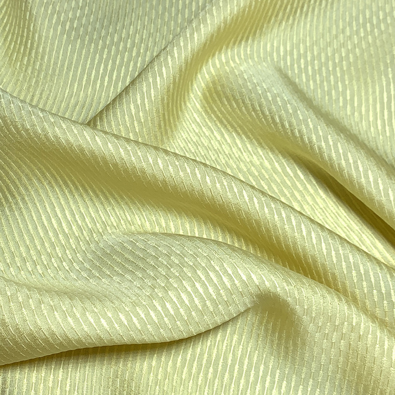Cortina de perlas seda de morera tela jacquard satén brillante vestido vestido de ropa casual chino cheongsam tela antiarrugas