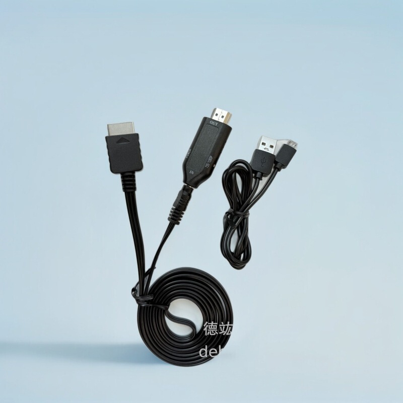 Ps Ps1 Ps2 to HDMI Game Console Connected to Tv Hd Cable Conversion Cable Ps Ps1 Ps2 to HDMI Game Console Connected to Tv Hd Cable Conversion Cable
