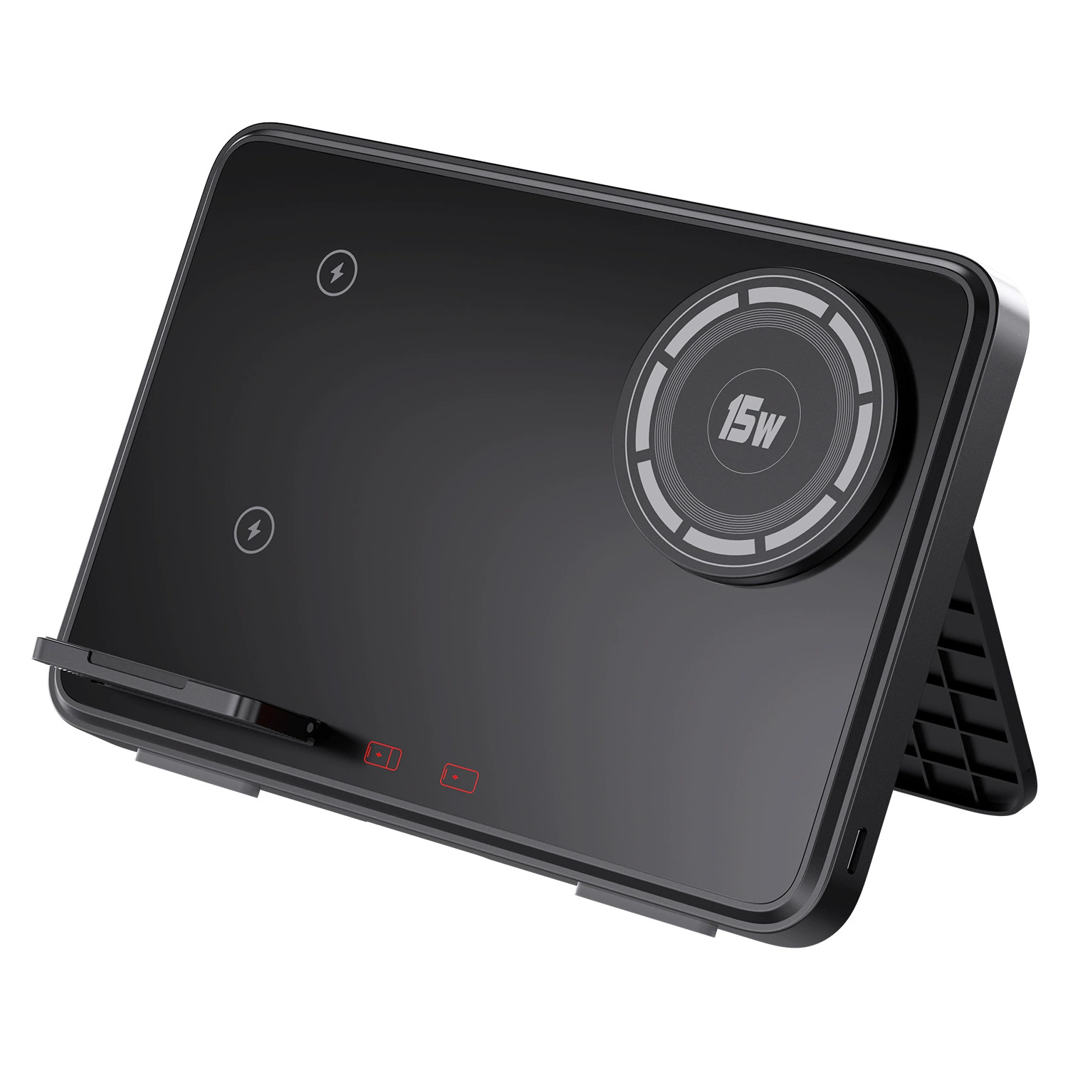 Tablet wrench, phone holder, wireless charger