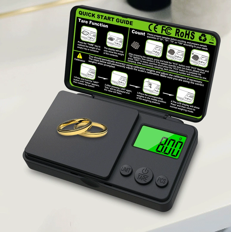 Новые трансграничные оптовые высокоточные цифровые весы 0,01 г, кухонные весы для взвешивания ювелирных изделий, золотые весы, платформенные весы, портативные весы