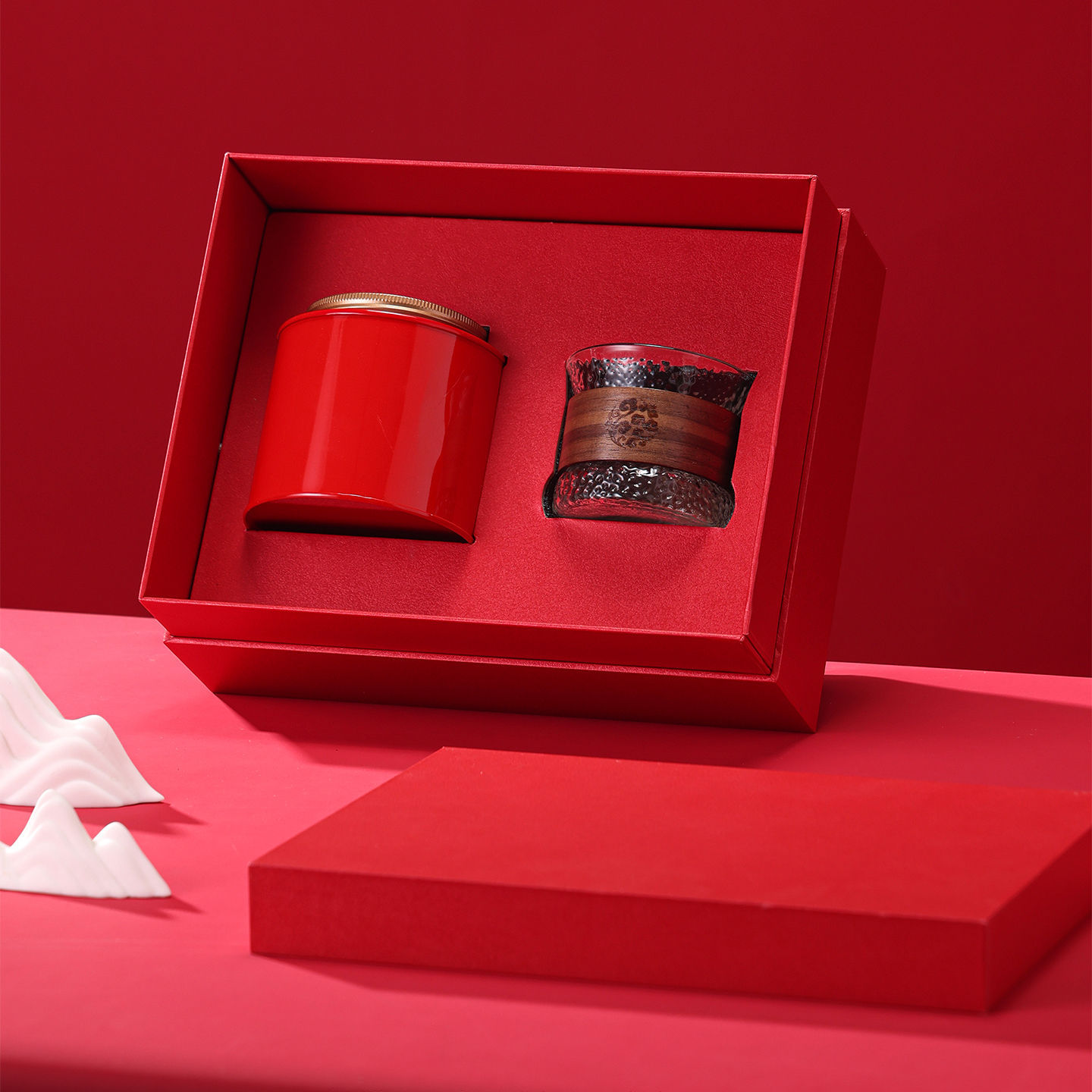 高档精品茶叶罐花茶红茶绿茶白茶储存空盒密封罐茶叶包装通用礼盒