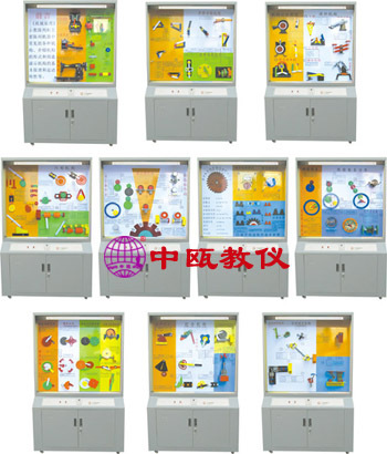 SZJ-TG79型 按键控制《机械原理》陈列柜|教学设备|机械陈列设备