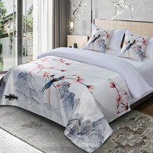 民宿床尾巾酒店床上用品轻奢高档奢华床围巾宾馆床旗家用欧式床盖