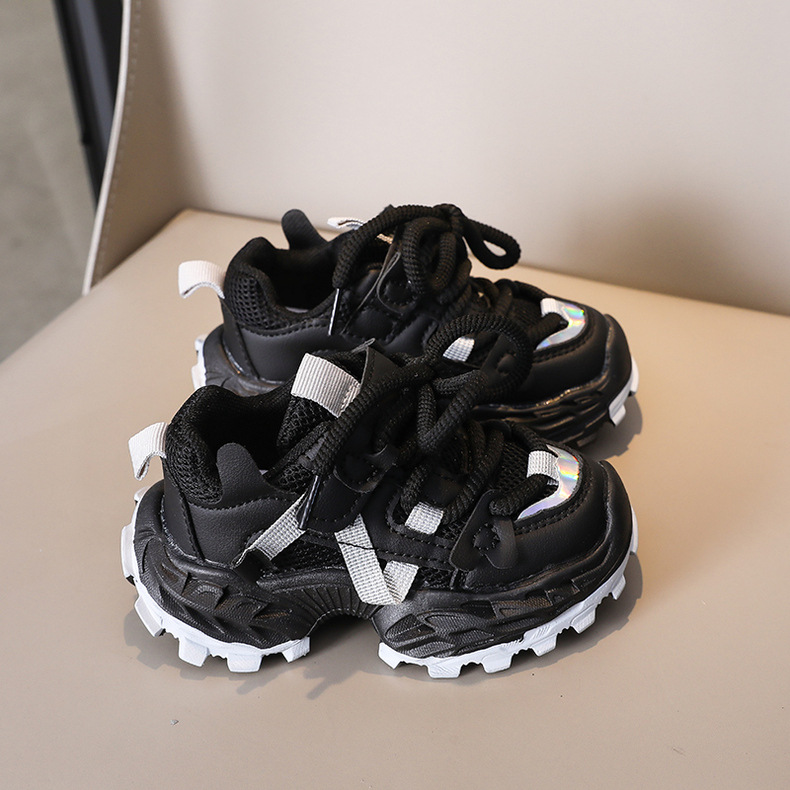 Sneakers bambina scarpe da ginnastica alla moda lacci morbide_voghion.com