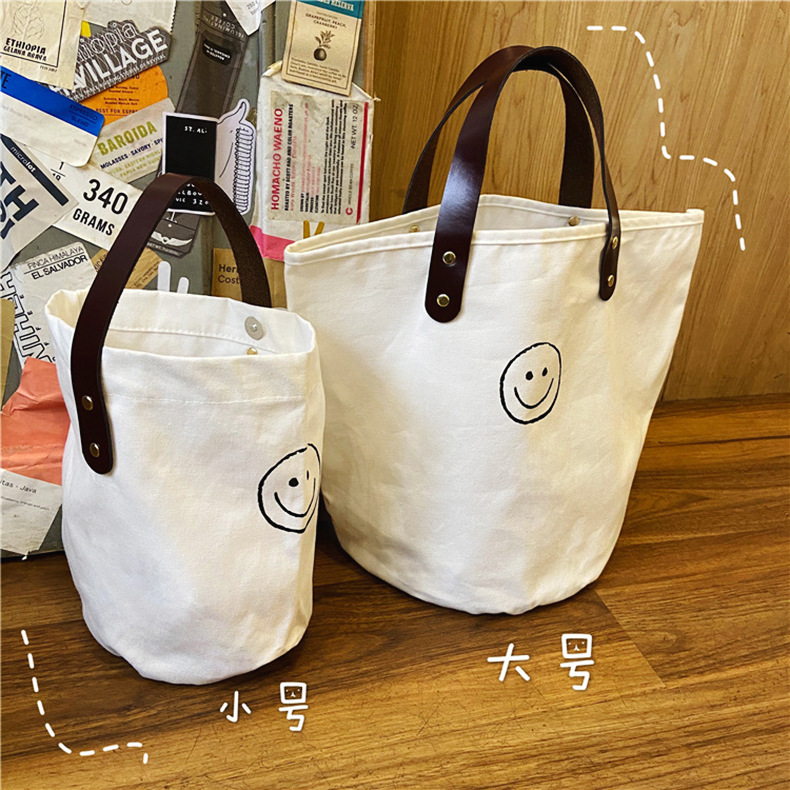 时尚休闲pu皮帆布手提包 纯色帆布女士手袋 帆布广告宣传购物袋