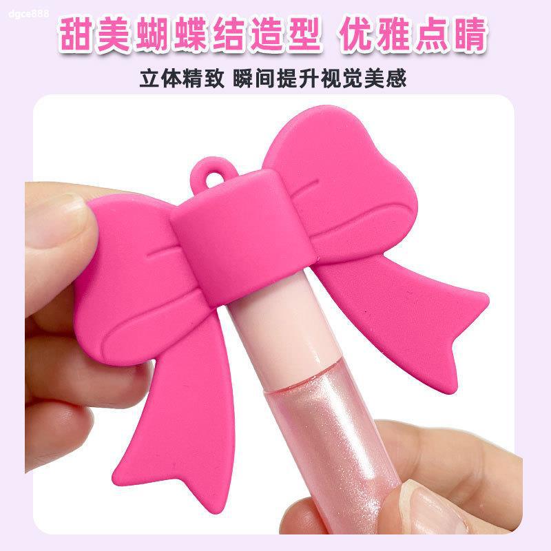 Factory Silicone Replacement Lipstick Portable Silicone Cap Glaze Replacement Pendant Cover Keychain Red Lip Keychain Lip Angel